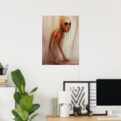 Haruting Descent – 超現実的なホラー表現者 ポスター (ホームオフィス)