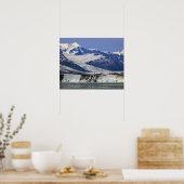 Harvard Glacier in College Fjord, Alaska 2 ポスター (キッチン)