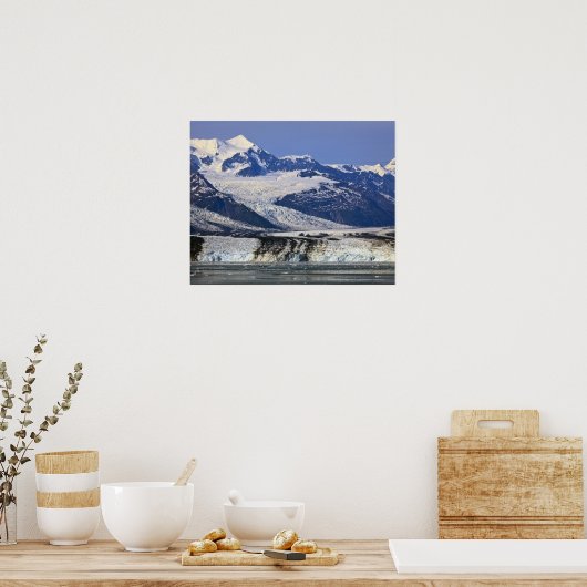 Harvard Glacier in College Fjord, Alaska 2 ポスター (キッチン)