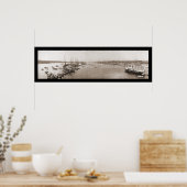 Harvard Yale Boat Race写真1905 ポスター (キッチン)