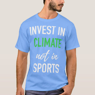Harvard Yale Game 2019 Invest In Climate Not In Sp Tシャツ