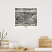 Harve de Grace, MDパノラママップ – 1907 ポスター (キッチン)