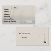 Harver/Sailboats名刺 名刺 (正面/裏面)