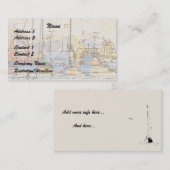 Harver/Sailboats名刺 名刺 (正面/裏面)