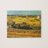 Harvest at La Crau, Monmajour by Vincent vanゴッホ ジグソーパズル (横)