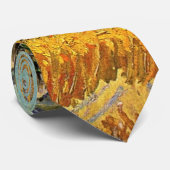 Harvest at La Crau, Monmajour by Vincent vanゴッホ ネクタイ (ロール)