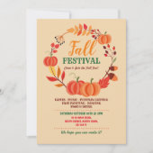 Harvest Autumn Celebration Pumpkin Fall Event Foli 招待状 (正面)