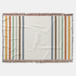 Harvest Blessings Striped Throw Blanket | Autumn スローブランケット