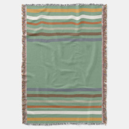 Harvest Blessings Striped Throw Blanket | Autumn スローブランケット