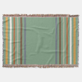 Harvest Blessings Striped Throw Blanket | Autumn スローブランケット