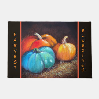 Harvest Blessings Thanksgiving Door Mat ドアマット