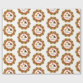 Harvest Celebration Thanksgiving Wrapping Paper ラッピングペーパー (フラット)