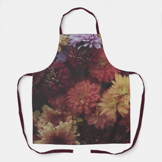 Harvest Chrysanthemum Nocturne Apron エプロン (正面)