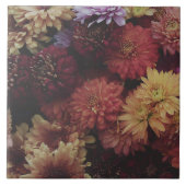 Harvest Chrysanthemum Nocturne Decorative タイル (正面)