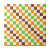 Harvest diagonal checkerboard pattern タイル (正面)