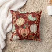 Harvest Glow：秋アクセント クッション (ブランケット)