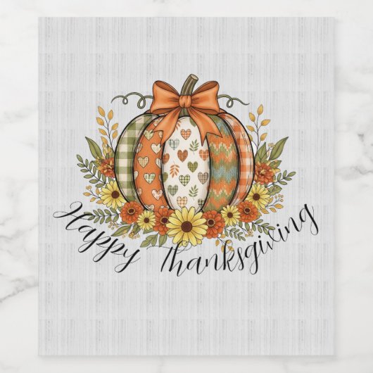 Harvest Grace Thanksgiving  ワインラベル (シングルラベル)