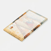 Harvest Home - Cute Ghost Lined Writing Paper ポストイット (アングル)