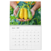 Harvest in Hand ~野菜の一年~ カレンダー (3月 2027)