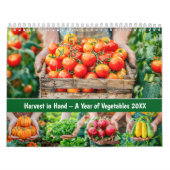 Harvest in Hand – A Year of Vegetables カレンダー (カバー)