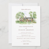 Harvest Inn Napa Valley Wedding Invitation 招待状 (正面)