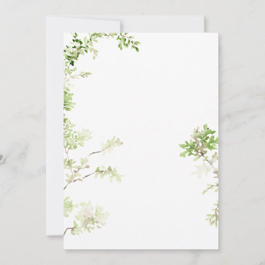 Harvest Inn Napa Valley Wedding Invitation 招待状 (裏面)