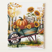 Harvest Joy Autumn Harvest. Whimsical Fall Harvest プランナー手帳 (裏面)