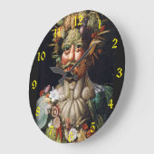 Harvest Man ラージ壁時計 (傾斜)