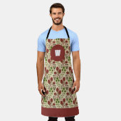 Harvest Monogram Kitchen Apron エプロン (着用した状態)