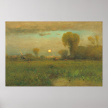 Harvest Moon - George Inness Fine Art Poster