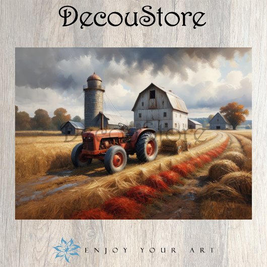 Harvest Morning Decoupage 薄葉紙