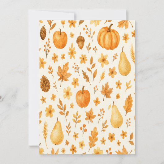 Harvest of Love 招待状 (裏面)