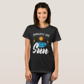 Harvest The Sun Renewable Energy Sun Solar Power S Tシャツ (正面フル)