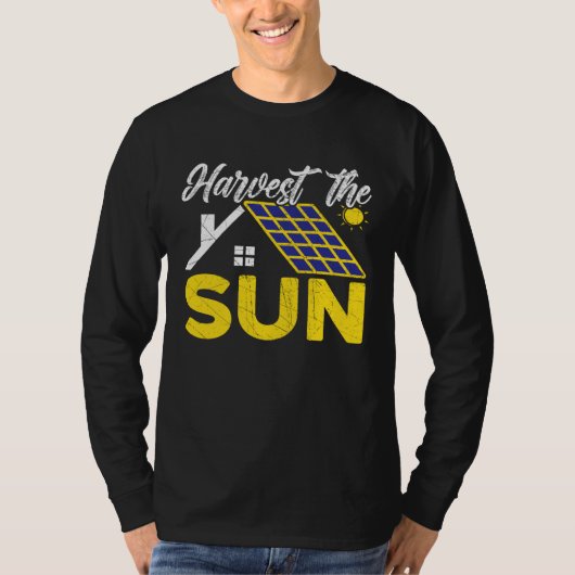 Harvest The Sun Renewable Energy Sun Solar Power S Tシャツ (正面)