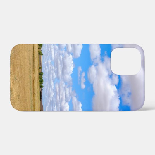 Harvested wheat fields  Case-Mate iPhoneケース (裏面 (横))