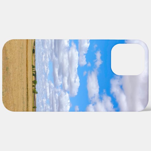 Harvested wheat fields Case-Mate iPhoneケース (裏面 (横))