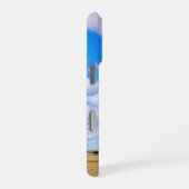 Harvested wheat fields  iPhoneケース (右側面)