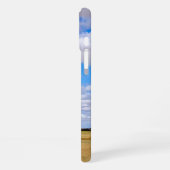 Harvested wheat fields iPhoneケース (左側面)