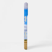 Harvested wheat fields iPhoneケース (右側面)