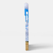 Harvested wheat fields iPhoneケース (左側面)