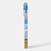 Harvested wheat fields iPhoneケース (左側面)