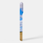 Harvested wheat fields iPhoneケース (右側面)