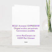 Harveyのメッセージカード カード (裏面)