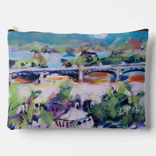 Harvey Taylor Bridge / Artist Larry Lerew アクセサリーポーチ (正面)