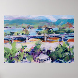 Harvey Taylor Bridge / Artist Larry Lerew ポスター