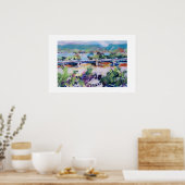 Harvey Taylor Bridge / Artist Larry Lerew ポスター (キッチン)