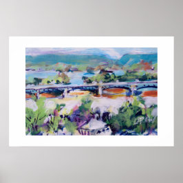 Harvey Taylor Bridge / Artist Larry Lerew ポスター