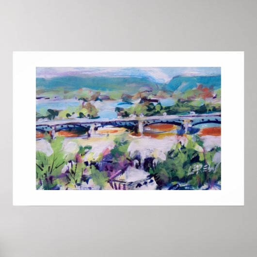 Harvey Taylor Bridge / Artist Larry Lerew ポスター (正面)