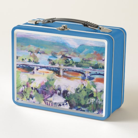 Harvey Taylor Bridge / Artist Larry Lerew メタルランチボックス (正面)