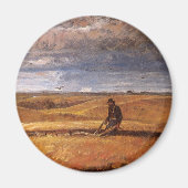 Harvey Thomas Dunnによって耕されたバッファローの骨 マグネット (正面)